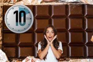 cioccolato donna stupita 10 minuti