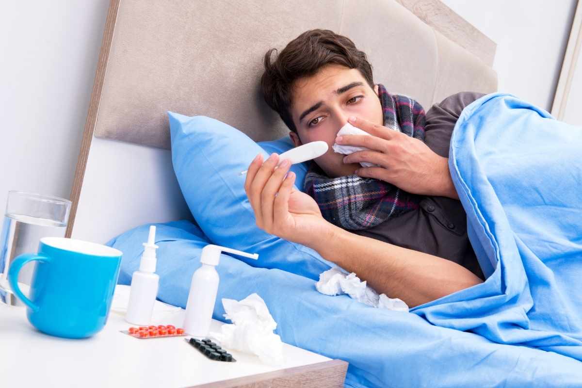 persona allettata influenza